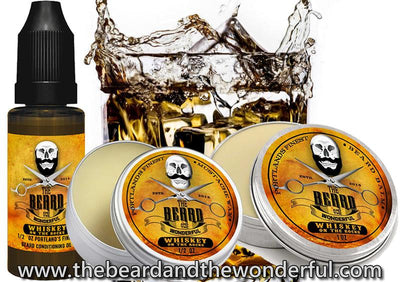WHISKEY ON THE ROCKS FRAGRANCE ADDED TO ALL BEARD GROOMING PRODUCTS