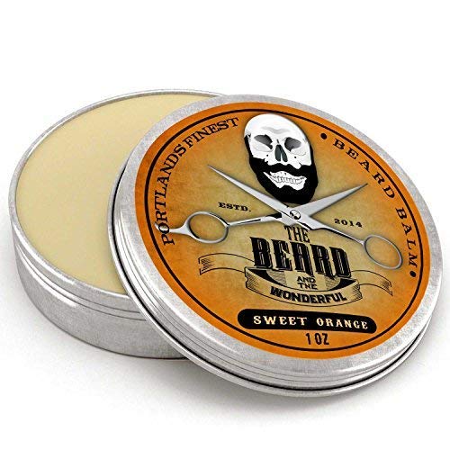 Beard Balm Leave in Styling Conditioner 30ml Tin Traditional Men's Grooming The Beard and The Wonderful Sweet Orange (30ml Tin) 