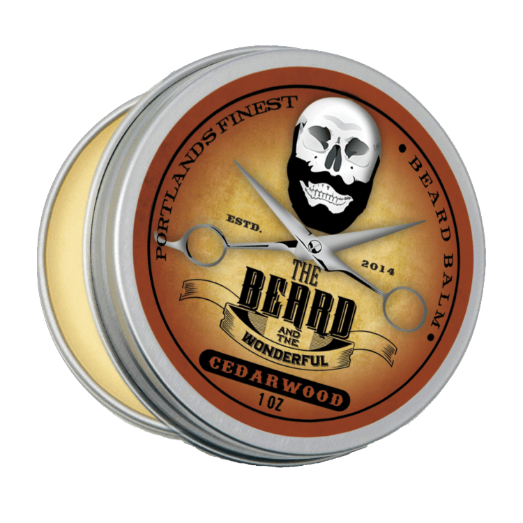 Beard Balm Leave in Styling Conditioner 30ml Tin Traditional Men's Grooming The Beard and The Wonderful Cedarwood 