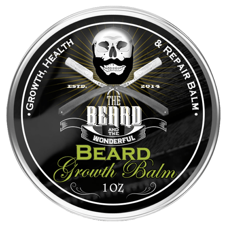 Beard Growth Balm (1oz) 30ml Tin Traditional Men's Grooming The Beard and The Wonderful 