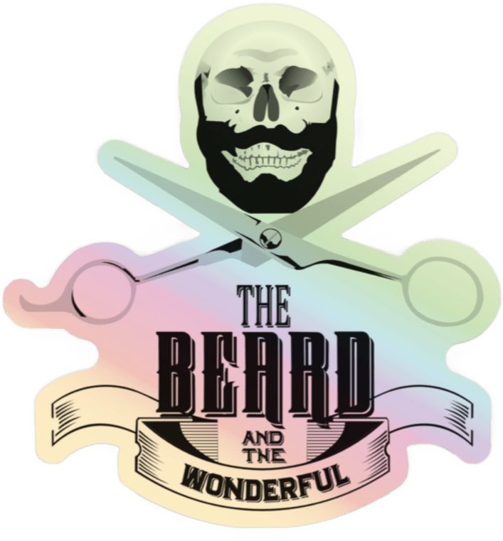 Awesomest TBATW Vinyl Stickers The Beard and The Wonderful Rainbow/holographic 