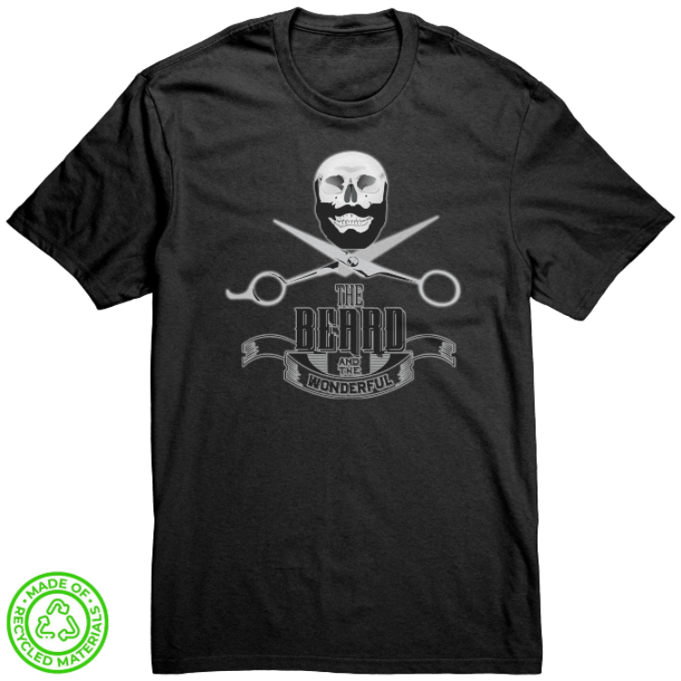 The Beard and The Wonderful Classic T-Shirt (Re-Tee Range) Apparel teelaunch Black S 